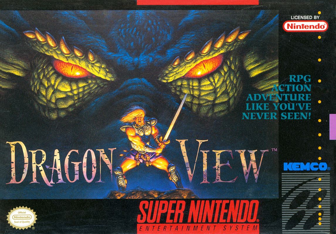 Dragon View box art for Super Nintendo